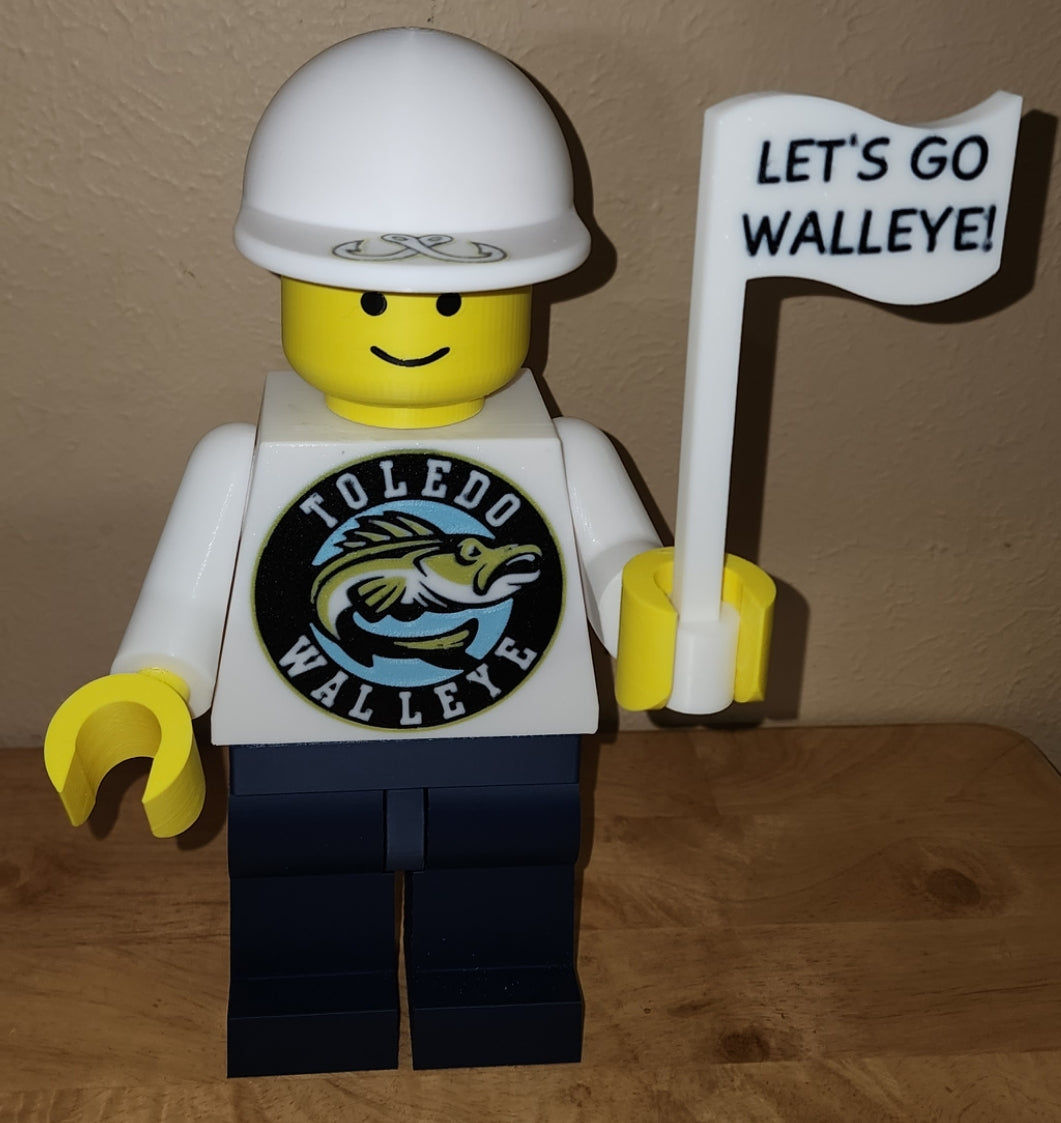 Walleye Lego-like Megafigure