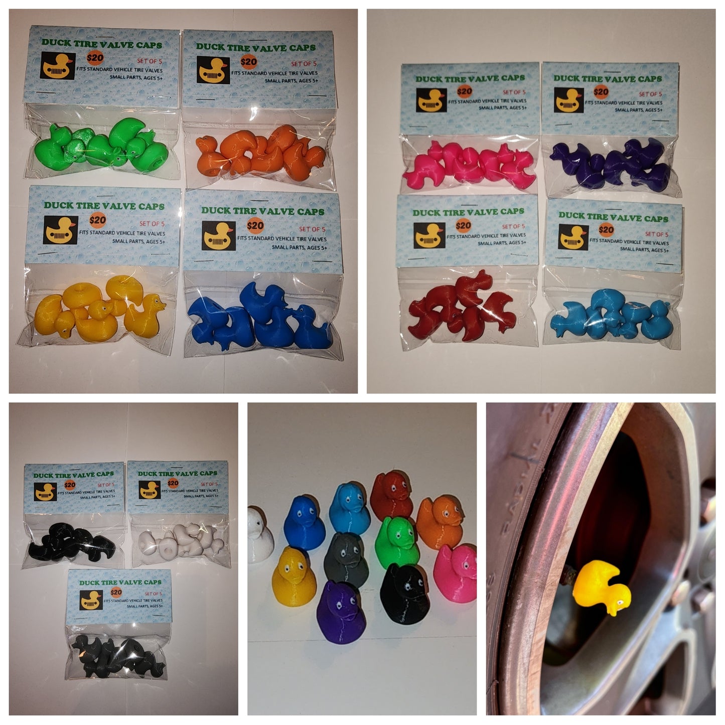 Duck Valve Caps